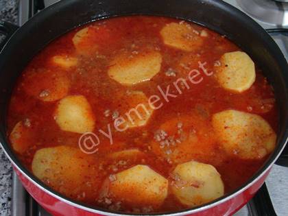 Kıymalı Patates Yemeği